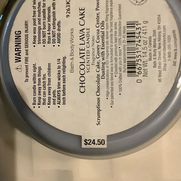 Bath & Body Works Candle Set - Blue, Purple, Pink, White - Picture 6 of 11